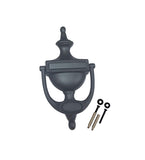 QCAA Solid Brass Door Knocker, Victorian Rope Type, 7-3/8, Antique Brass, 1 Pack, Made in Taiwan