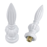 HEVSTIL 2 Pack Lamp Finial Cap Knob, Lamp Finials Lamp Decoration Antique Designs Lamp Decoration Traditional Cap Knob Finial fo