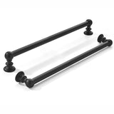 khtumeware 5 Pack 10 inch(256mm) Hole Center Black Cabinet Pulls Solid Heavy-Duty Matte Black Kitchen Cabinet Hardware for Drawe