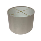 Royal Designs, Inc. Shallow Drum Hardback Lamp Shade, HB-610-10GR, Gray, 9 x 10 x 7