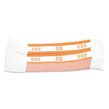 CoinTainer CTX400050 50 in. Currency Straps with Dollar Bills Orange Pack of 1000