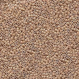 Miyuki Delica Beads, Opaque Tan Luster