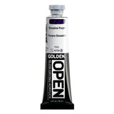 OPEN SlowDrying Acrylics by GOLDEN, Dioxazine Purple, 2 fl oz. tube, Professional Acrylic Paint, SemiTransparent