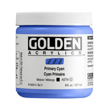 Golden Heavy Body Acrylic, 8 Ounce, Primary Cyan