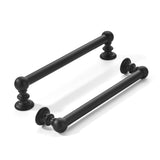 khtumeware 10 Pack 6 inch(152mm) Hole Center Black Cabinet Pulls Solid Heavy-Duty Matte Black Kitchen Cabinet Hardware for Drawe