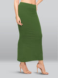Lyra Lycra Saree Shapewear Petticoat For Womens Sarees Moss M
