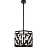 Living District Indoor Modern Home Decorative Bright Ceiling Levante 3 Lights Pendant In Black