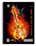 Amblitz 5 Subject Spiral Notebook - Ruled -500Pages, 70 Gsm, Size A4 Approx.