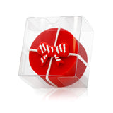 XINHPKGG 100pcs Clear Chocolate Covered Ore Cookie Macaron Boxes 2.17 x 2.17 x 1.38 Clear Favor Boxes Treat Box Pastry Box for C