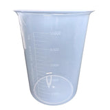 AANIJ Measuring Beaker 10000 ml OR 10 LTR Pack of 1 Raised Graduation Plastic Transperant Chemical Resistant Large Capacity Lab