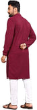 Lookmark Present Men'S Pure Rayon Chikankari Sequins Kurta||Men'S Chikankari Maroon Coloured Kurta|| Az-Lm-Og-Kurta 11 Maroon-Xx