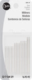 Dritz 56M39 Milliners Hand Needles, Size 3/9, Nickel (16Count)