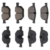 AUTOMUTO 8PCS Front & Rear Semi-Metallic Disc Brake Pads Set D1042 D1294 For BMW X5 2007-2018,For BMW X6 2010-2019