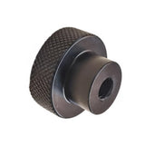 CHANCS Aluminium Alloy Machine Tool Handwheels 30mm OD Thread M10 Knurled Oxidised Black Handles Knobs for Sliding Table
