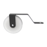 Brixwell 10-396-XCP2 White Spring Roller Assembly Nylon Wheel for Sliding Screen Door - Pack of 2