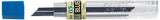 Pentel Coloured Leads, 0.5mm, Grade HB, Blue Colour, 1 Pack of 12 Leads (12 Leads per Tube)