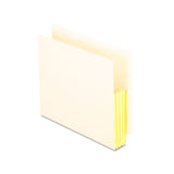 Pendaflex 12823 Manila Drop Front Shelf File Pockets, Straight Cut, 10 Pockets, Letter, Manila
