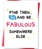MQMRYeto Funny Leaving Card for Coworker, Retirement Going Away Card for Coworker, Farewell Cards for Friend, Gift for Colleague