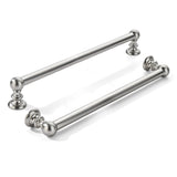khtumeware 10 Pack 8 inch(203mm) Hole Center Brushed Nickel Cabinet Pulls Solid Heavy-Duty Satin Nickel Kitchen Cabinet Hardware