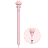 NIUTRENDZ Cute Dragon Apple Pencil Case for Apple Pencil 1st Generation Case Silicone Protective Cover Sleeve Skin Accessories (