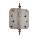 Grandeur Hardware 813025 4 Steeple Tip Residential Hinge with 5/8 Radius Corners in Antique Pewter, 4 x 4
