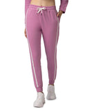 Fyltr Women'S Joggers With Side Tape Detailing - Elasticated Waistband | Contrast Drwacord | Elastic Hem,Cotton Candy Blush,Cotton Candy Blush,34