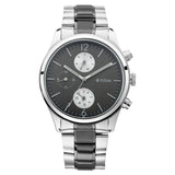 Titan Men'S Metropolitan Charm: Men'S Multifunctional Anthra Watch With Metallic Accents-Ns1805Km02