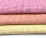Amit Stationery Point Aro Art EmbroideryMatty Fabric Assorted ShadesFor EmbroideryCross StitchPinkPeachLemon YellowFor Em
