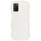 WOGROO Slim Fit Case for Samsung Galaxy A03s (EU Global Version) /A02s Global Version, Wave Frame, Cute Soft TPU Thin Protective