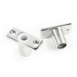 MARINE CITY 316 Grade Polished Stainless Steel 1/2 Inches Shank Top Mount Rowlock/Oarlock Socket for Boats - Yachts - Ships (Pac