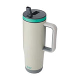 Built 40 oz Cascade Flip Straw Tumbler, Double Wall Insulated Tumbler, Gym & Sport Bottles - Stainless Steel & Straw Lid, Leak-P