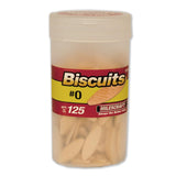 Milescraft 5334 Wood Biscuits with Tube, 125Piece, #0