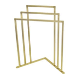 Kingston Brass SCC8275 L Shape 3-Tier Steel Construction Corner Towel-Rack, Oil Rubbed Bronze