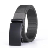 JustStyle Nylon Fabric Belt For Men | Formal/Casual | Can Be Fits On Upto 44 Inches Waist Size (Grey)