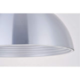 Living District Circa 1 Light Burnished Nickel Pendant