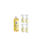 Steve's Cleaners, Everyday MultiUse Cleaner Concentrate, Fresh Lemon Essential Oil, 100 Refills Recucing Plastic, 1 Liter Bot