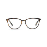 Peepers by PeeperSpecs Women's Bengal Cat-Eye Blue Light Blocking Reading Glasses, Tortoise, 54.9 + 1