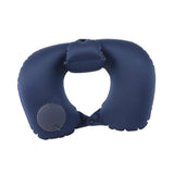 Zoomella Inflatable Travel Pillow Adults Head Support For Bussiness Trip Train Travel Navy|Travel Pillows|Travel