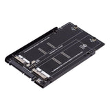 chenyang 12+6Pin & 17+7Pin MAC SSD to 2.5 SATA 2 in 1 Combo Case Enclosure Adapter for 2010 2011 2012 Mac Air Pro Retina SSD