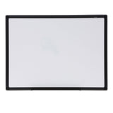 Universal Design Series Deluxe Dry Erase Board, 24 x 18, White Surface, Black Anodized Aluminum Frame