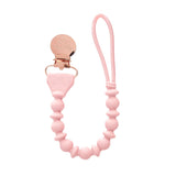 Itzy Ritzy Silicone Pacifier Clip; 100% Food Grade Silicone Pacifier Strap with Clip Keeps Pacifiers, Teethers & Small Toys in P