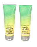 Bath & Body Works Ultimate Hydration Body Cream For Women 8 Fl Oz 2- Pack (Cucumber Melon)