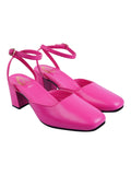 Shoetopia Women'S Block Heel Sandal,Pink,8,B0BY6VMXVX