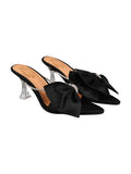 Shoetopia Womens Ultra Black Heeled Sandal - 3 Uk (Ultra-Black),Black,3,B0CH4TR7N2
