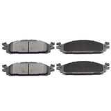 ECCPP D1508-8715 4pcs Front Ceramic Brake Pads - Fit For Ford Explorer 2011-2019, Flex 2009-2019, Taurus 2010-2019, Lincoln MKS
