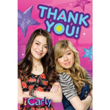 iCarly Thank You Cards 8ct