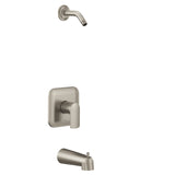 Moen UT2813NHBN Rizon MCORE 2Series 1Handle Tub and Shower Trim Kit, Valve Required, Brushed Nickel