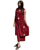 Gosriki Women'S Rayon Viscose Embroidered A-Line Kurta With Palazzo (Shreya Maroon-Gs_Xxl_Maroon_Xx-Large),Maroon,2,B0F9PVQCM6