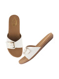 Shoetopia Slip-On White Flats For Women /Eu40,White,7,B0DFVK49BJ