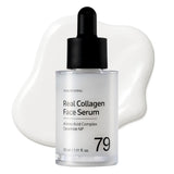 TOSOWOONG Real Collagen Face Serum, Hydrating & Firming Serum with hydrolyzed collagen, Hyaluronic Acid, Plumps, Sagging Skin, R